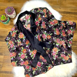 Gold Label Victorias Secret Sheer Floral Robe